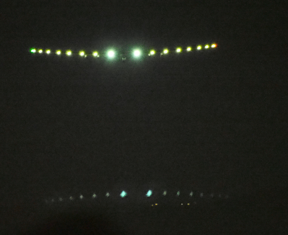 While landing the Solar Impulse looked like its wings were impossibly wide