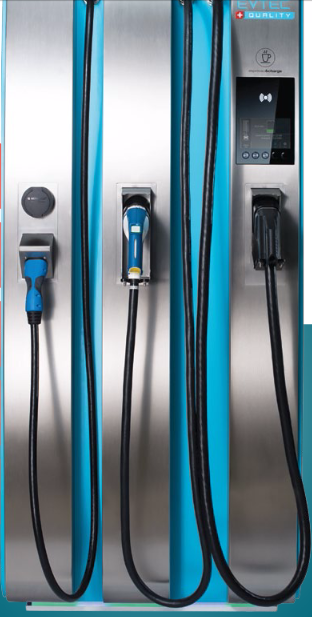EVTEC Expresso & Charge DC Fast Charging station