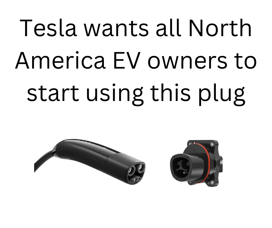 Tesla's proposed North America Charging Standard plug